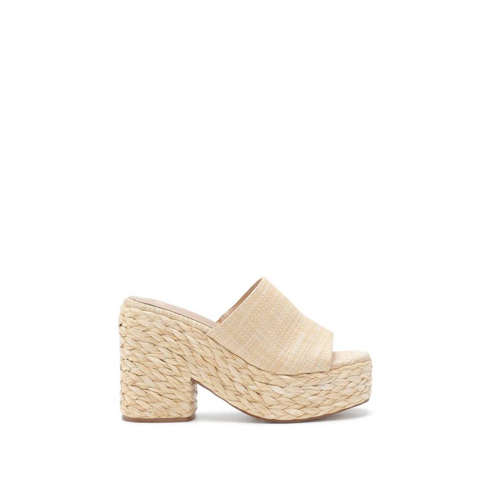NEW MIIM ashlyn platform sandals in nude - Picture 2 of 6